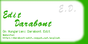 edit darabont business card